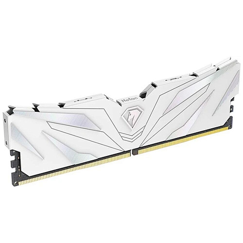 Модуль памяти DIMM 8Gb DDR4 PC25600 3200MHz Netac Shadow II (NTSWD4P32SP-08W) White
