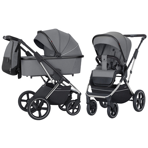 Коляска 2 в 1 Carrello Aurora CRL-6505 Carbon Grey CHROME
