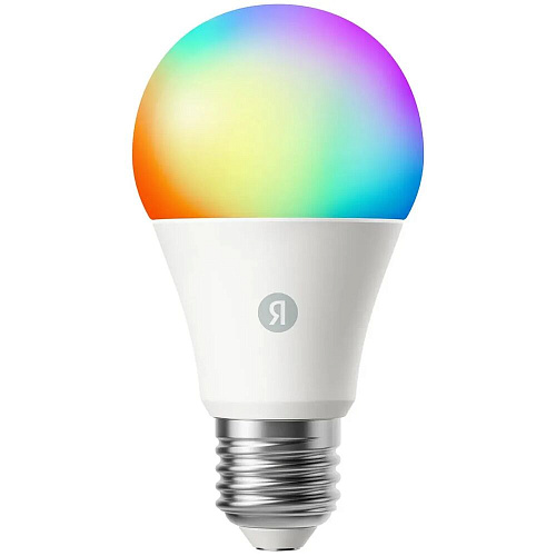 Умная лампочка Яндекс YNDX-00553 White, E27 RGB, Wi-Fi, 11Вт