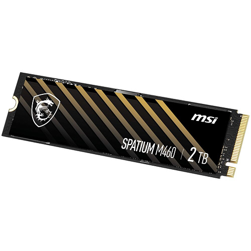 Внутренний SSD-накопитель 2000Gb MSI Spatium M460 S78-440Q600-P83 M.2 2280 PCIe NVMe 4.0 x4