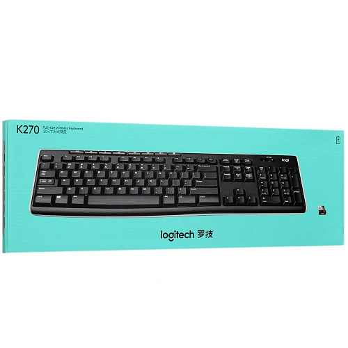 Клавиатура беспроводная Logitech K270 Wireless Black