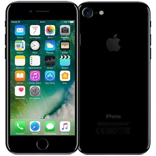 Смартфон Apple iPhone 7 32GB Jet Black (MQTX2RU/A) 