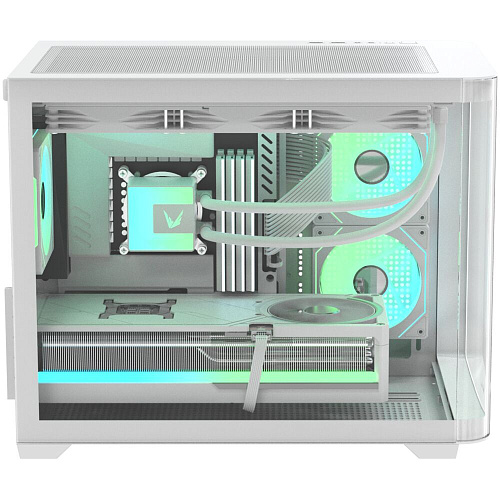 Корпус MicroATX Minitower Formula Crystal U2M Floe White