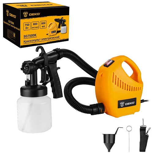 Краскораспылитель Deko SG750DK, 800 мл, 750Вт 083-1127