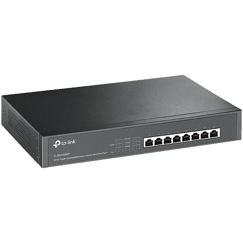 Коммутатор TP-LINK TL-SG1008MP неуправляемый 8xGbLAN PoE+