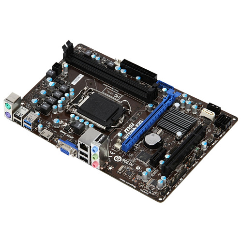 Материнская плата MSI B75MA-E33 Socket-1155 B75 2xDDR3, 1xSATA3, 1xPCI-E16x, 2xUSB3.0 mATX 