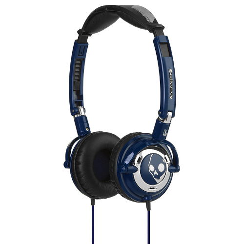 Наушники Skullcandy Lowrider Navy/Chrome с микрофоном