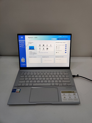 Ноутбук ASUS Zenbook 14 UX3402VA-KP309 Core i5 1340P/16Gb/512Gb SSD/14" WQXGA/NO OS Silver УЦЕНКА