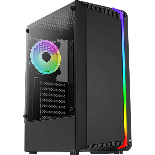 Корпус ATX Miditower AeroCool Bionic G-BK-v2 Black