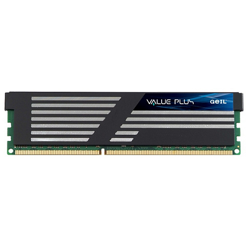 Модуль памяти DIMM 4Gb DDR3 PC12800 1600MHz Geil Value Plus (GVP34GB1600C9SC)