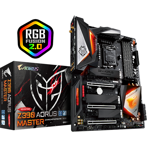 Материнская плата Gigabyte Z390 AORUS Master G2 Z390 Socket-1151v2 4xDDR4, 6xSATA3, RAID, 3xM.2, 3xPCI-E16x, 5xUSB3.1, 1xUSB Type-C, HDMI, 802.11ac, Glan, ATX 