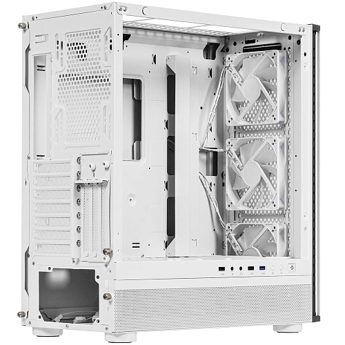 Корпус ATX Miditower PcCooler ME200 Mesh WH White