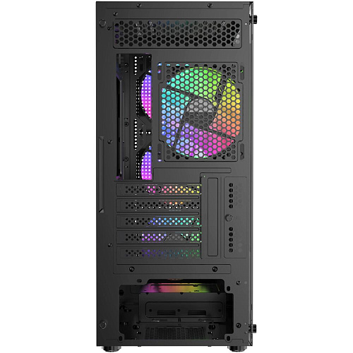 Корпус MicroATX Miditower Ocypus Gamma C50 BK ARGB Black УЦЕНКА