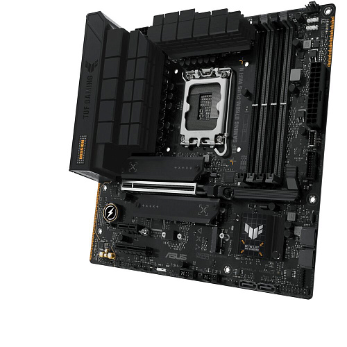 Материнская плата ASUS TUF Gaming B760M-Plus WiFi II B760 Socket-1700 4xDDR5, 4xSATA3, RAID, 3xM.2, 2xPCI-E16x, 3xUSB3.2, 1xUSB3.2 Type C, DP, HDMI, WiFi, 2.5Glan, mATX