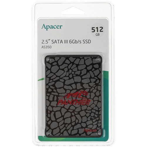 Внутренний SSD-накопитель 512Gb Netac AS350 AP512GAS350-1 SATA3 2.5"