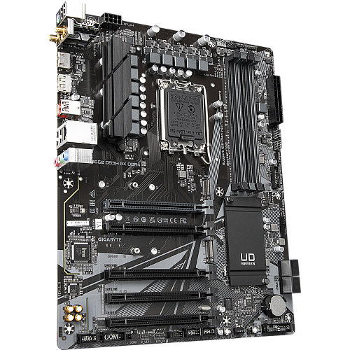 Материнская плата Gigabyte B660 DS3H AX DDR4 B660 Socket-1700 4xDDR4, 4xSATA3, RAID, 2xM.2, 1xPCI-E16x, 1xUSB3.2, 1xUSB3.2 Type C, DP, HDMI, WiFi, Glan, ATX