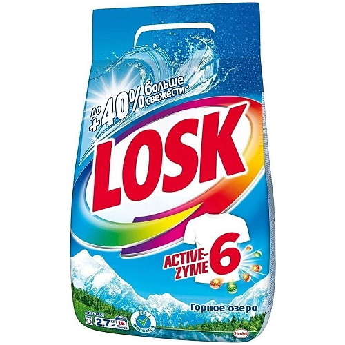 Losk Стиральный порошок Горное Озеро, автомат, 2,7 кг.