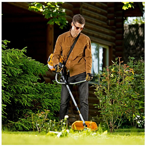 Бензиновый триммер Denzel DTL-52, 52 см3, неразъемная штанга 96265