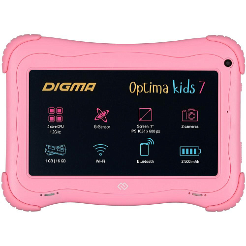 Планшет Digma Optima Kids 7 розовый