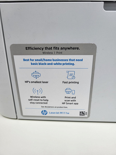 Принтер HP LaserJet M111w 7MD68A ч/б A4 18ppm Wifi УЦЕНКА