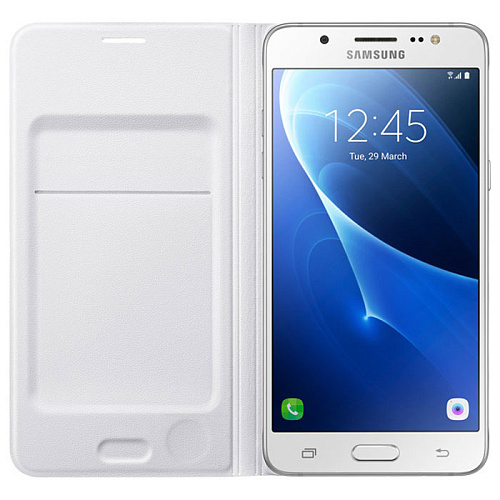 Чехол для Samsung Galaxy J5 (2016) SM-J510FN Flip Wallet белый 