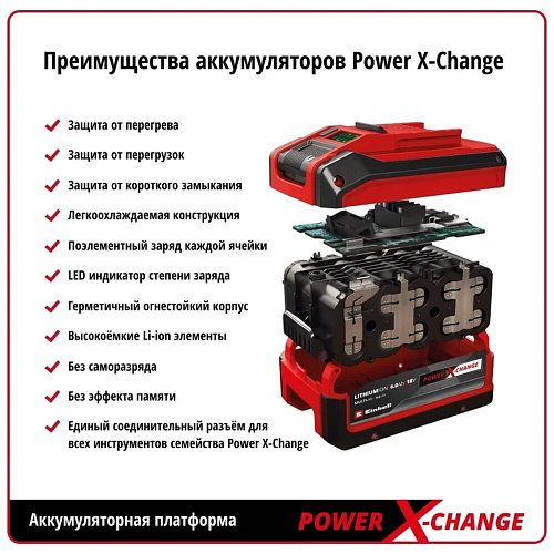 Einhell PXC 18В 4 Ач 4511396