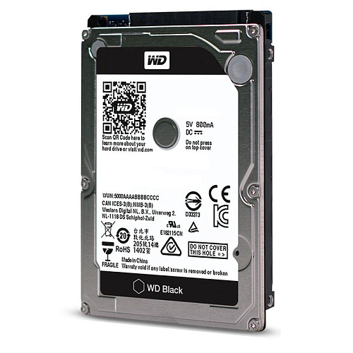 1Tb 2.5" Western Digital (WD10JPLX) 32Mb 7200rpm SATA3 Black