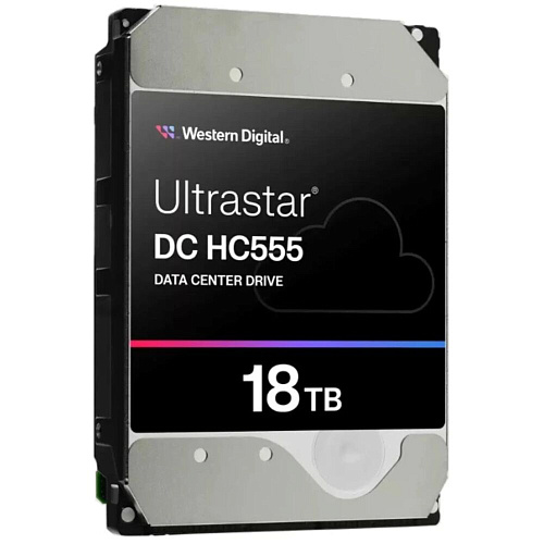 Внутренний жесткий диск 3,5" 18Tb WD (WUH722018CLE6L4) 512Mb 7200rpm SATA3 Ultrastar DC HC555