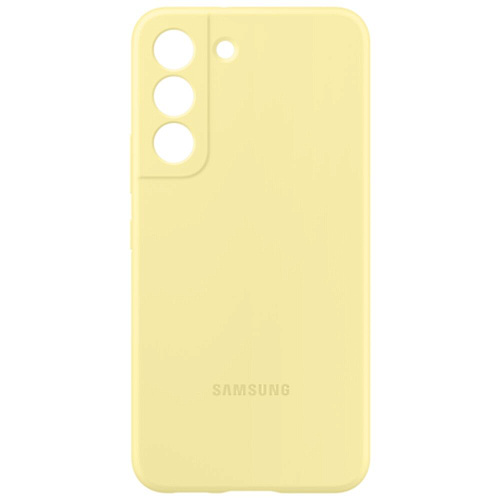 Чехол для Samsung Galaxy S22 Silicone Cover желтый