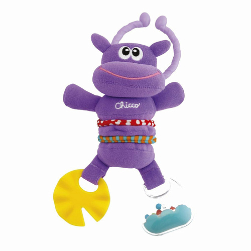 Развивающая игрушка Chicco Веселый бегемотик с вибрацией 72374