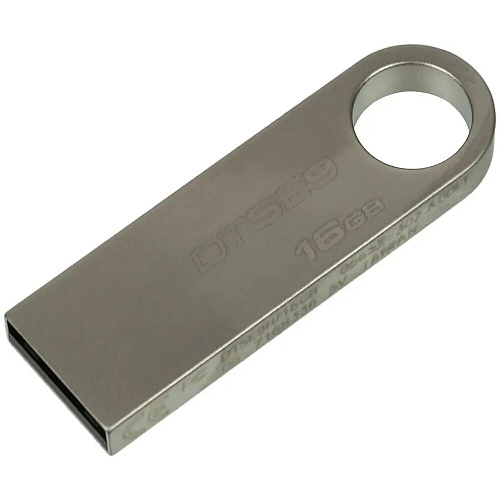 USB Flash накопитель 16GB Kingston DataTraveler SE9 (DTSE9H/16GB) USB 2.0 Серый