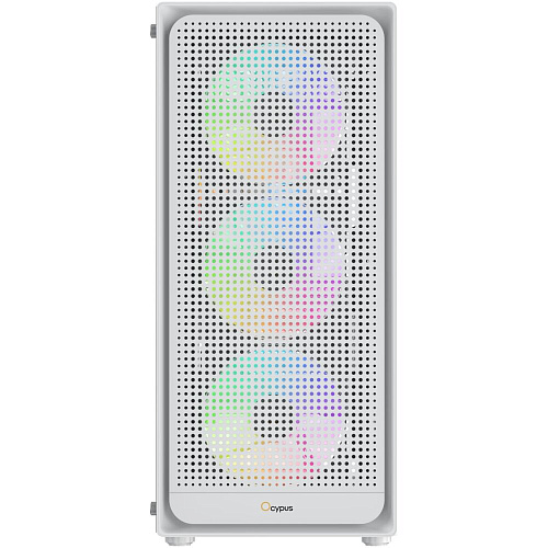 Корпус MicroATX Miditower Ocypus Gamma C50 WH ARGB White