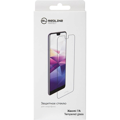 Защитное стекло для Xiaomi Redmi 7A Red Line