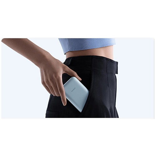 Внешний аккумулятор Xiaomi Power Bank 10000mAh (Integrated Cable) Ice Blue