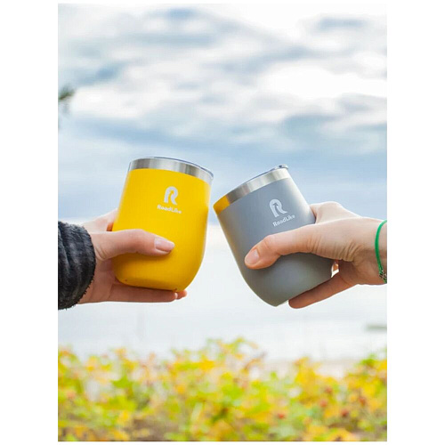 RoadLike Термокружка Mug, желтый, 0,35 л.