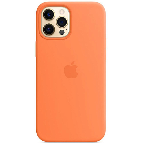 Чехол для Apple iPhone 12 Pro Max Silicone Case with MagSafe Kumquat