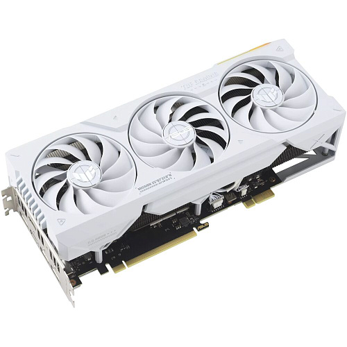 Видеокарта ASUS GeForce RTX 4070 Ti Super 16384Mb, TUF Gaming BTF White 16G (TUF-RTX4070TIS-16G-BTF-White) 2xHDMI, 3xDP, Ret