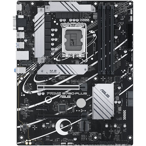 Материнская плата ASUS Prime B760-Plus B760 Socket-1700 4xDDR5, 4xSATA3, RAID, 3xM.2, 2xPCI-E16x, 3xUSB3.2, 1xUSB3.2 Type C, D-Sub, DP, HDMI, 2.5Glan, ATX