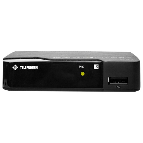 Ресивер Telefunken TF-DVBT207 черный DVB-T2