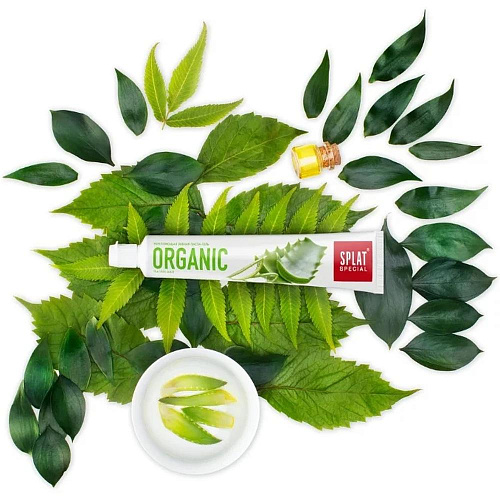 SPLAT Зубная паста Special Organic, мята, 75 мл.