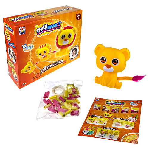 1 TOY Набор для творчества Пуш-Плюш Лёвушка Т22595