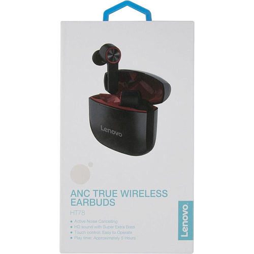 Bluetooth гарнитура Lenovo HT78 Black