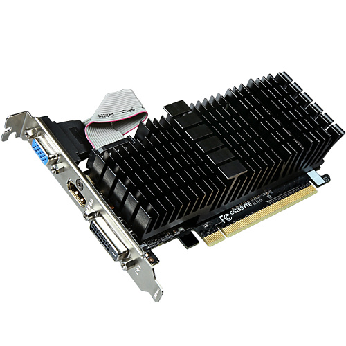 Видеокарта Gigabyte GeForce GT 710 2048Mb, GV-N710SL-2GL DVI, HDMI, VGA, HDCP, LP УЦЕНКА