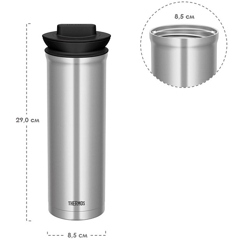 THERMOS Термос TTD-1000 SBK, стальной, 1 л.