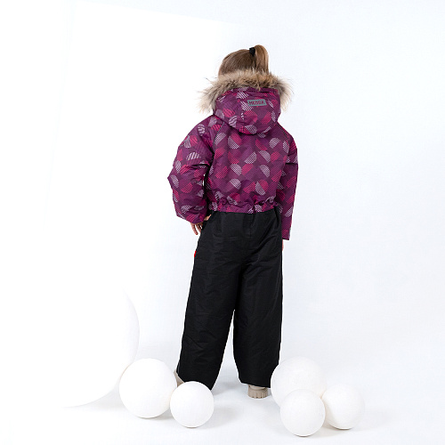 Комбинезон зимний HEDDA EDD4 57014 Purple Slice низ прямой, размер 122