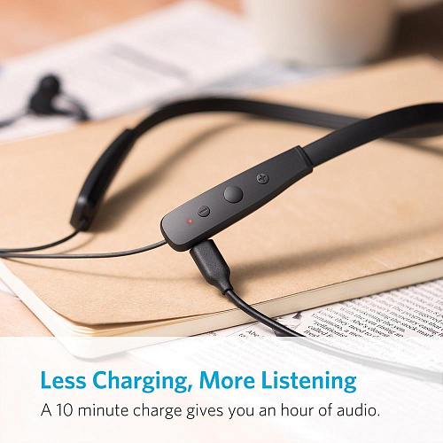 Bluetooth гарнитура Anker Soundbuds Lite Black