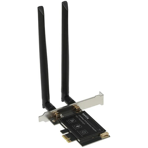 Сетевая карта Netis F0, 802.11ax, 1200Мбит/с, 2,4+5ГГц, PCI-E
