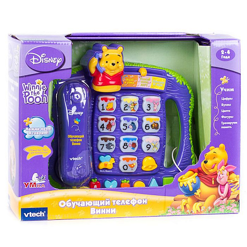 Развивающая игрушка Vtech Обучающий телефон Винни 80-061976
