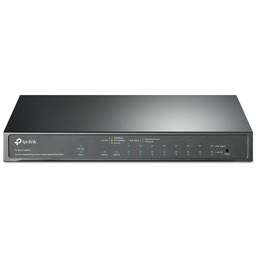 Коммутатор TP-LINK TL-SG1210MPE Easy Smart 9xGbLAN 1xSFP/GbLAN 8xPoE+