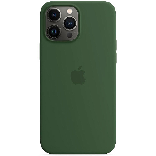 Чехол для Apple iPhone 13 Pro Max Silicone Case with MagSafe Clover